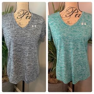 Bundle of 2 Under Armour V Neck Shirts